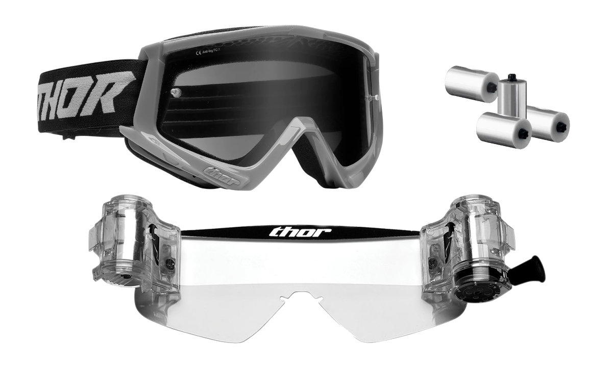 Thor Combat Sand Goggle Adult Grey