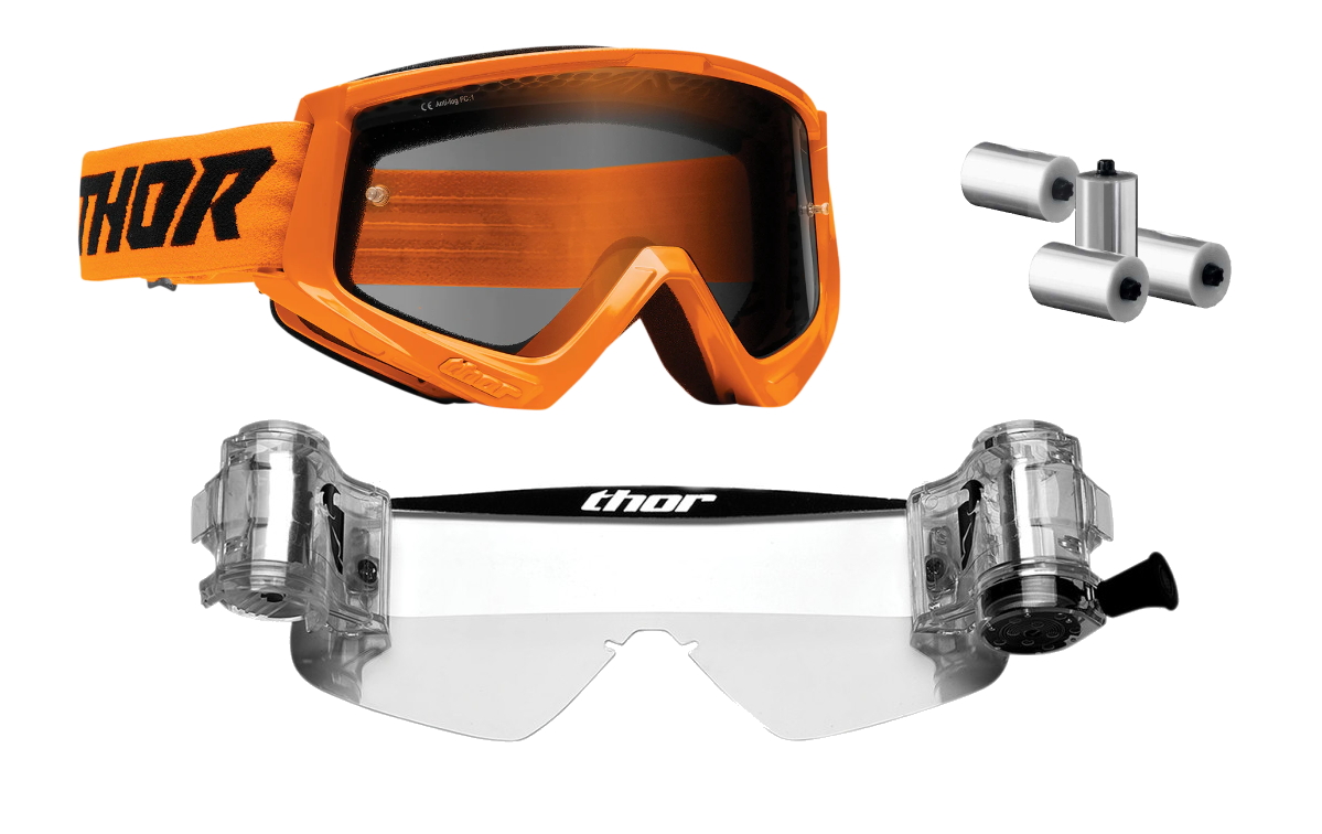 Thor Combat Sand Goggle Adult Orange