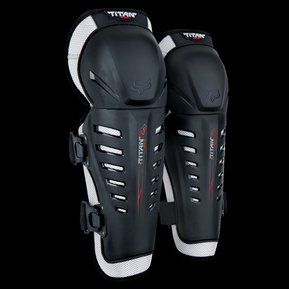 Fox Racing Titan Race Youth Knee/Shin Guards Black