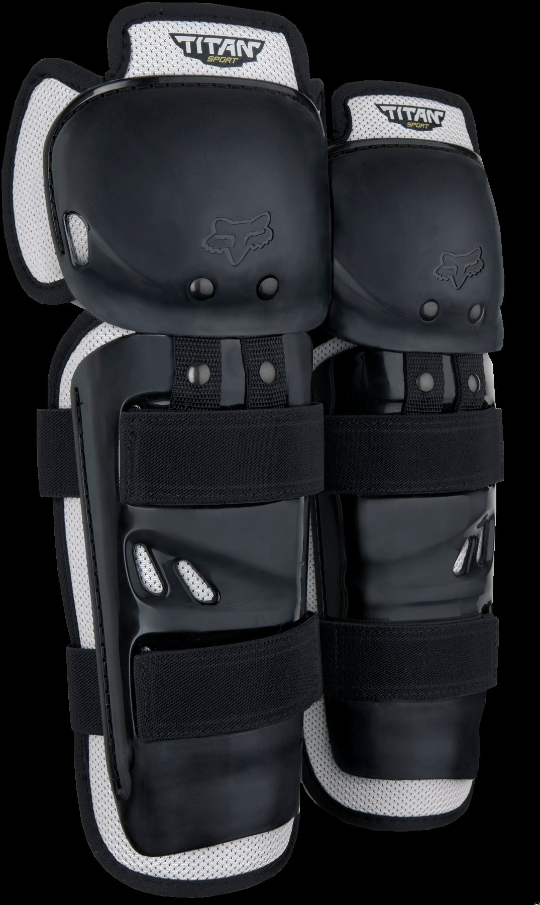 Fox Racing Titan Sport Youth Knee/Shin Guards Black
