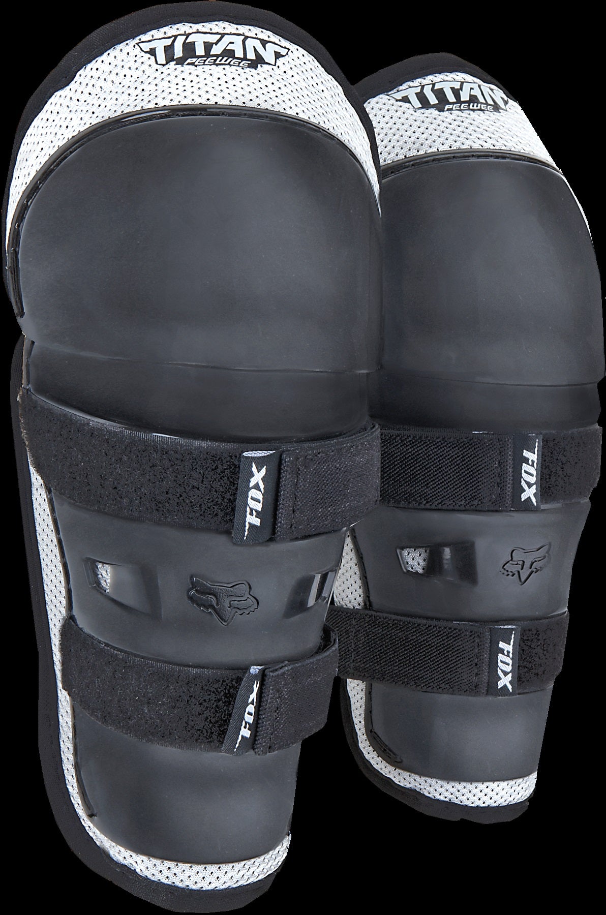Fox Racing Titan Pee Wee Kids Knee/Shin Guards Black