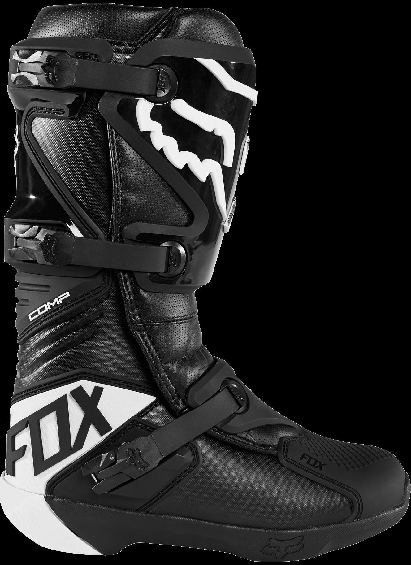 Fox Racing Comp Youth Boots Black / White