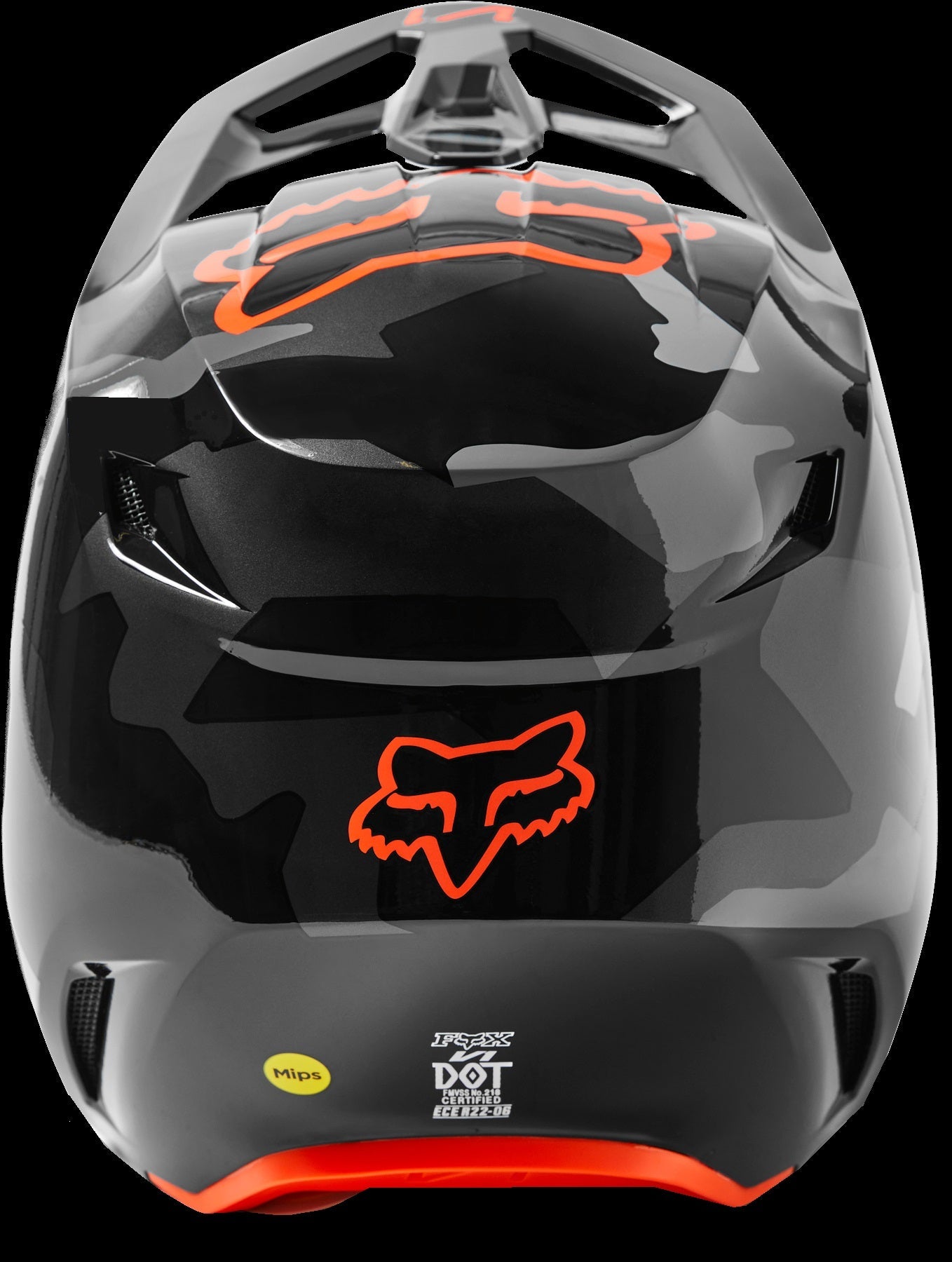 Fox Racing V1 Bnkr Helmet Youth Camo Mips