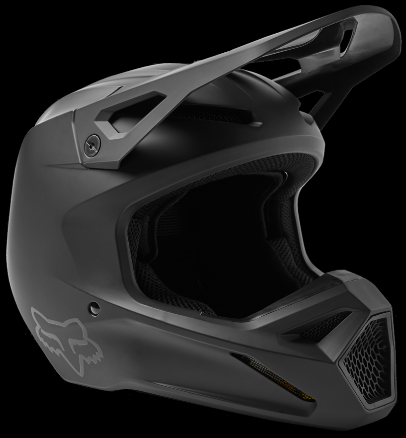 Fox Racing V1 Matte Helmet Youth Black Mips