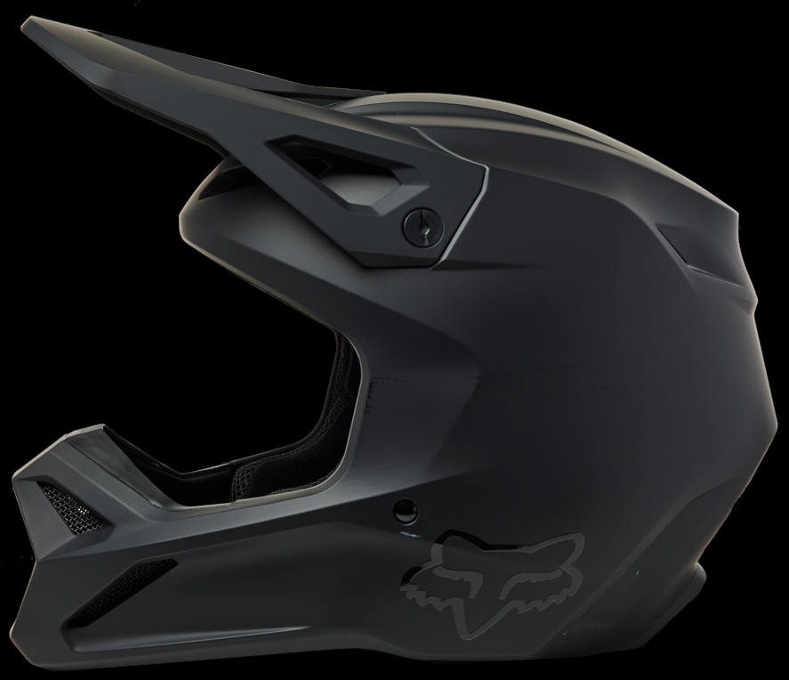 Fox Racing V1 Matte Helmet Youth Black Mips