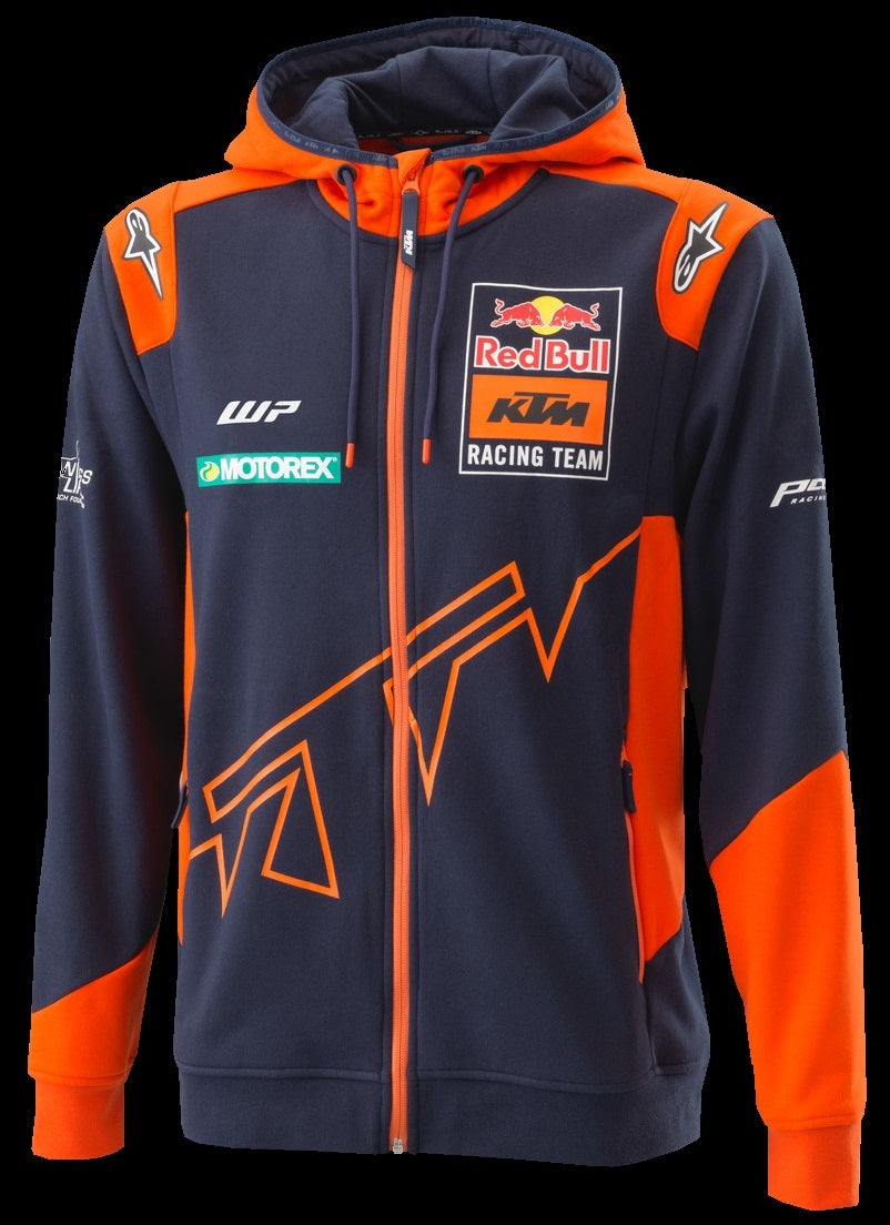 KTM Red Bull Team Replica Zip Hoodie Adult