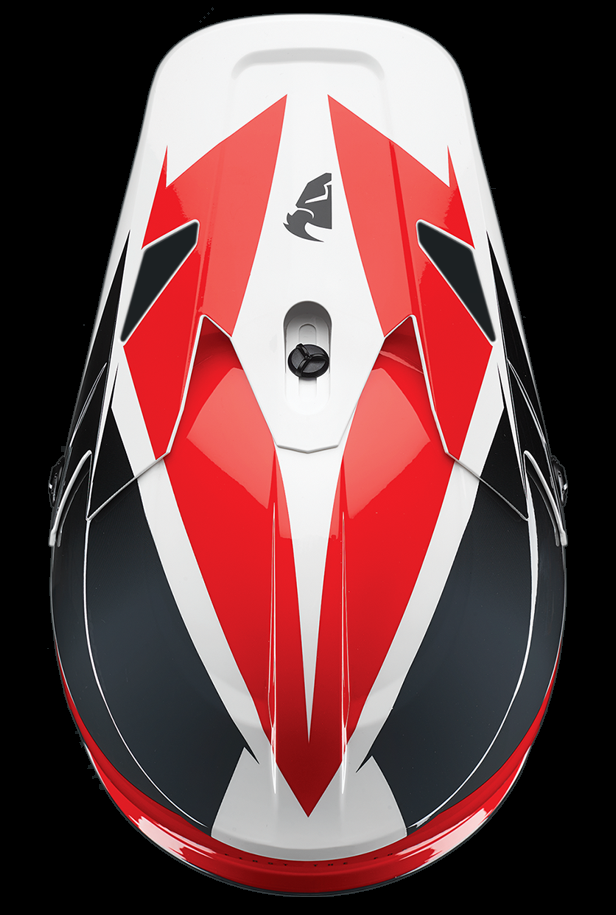 Thor Sector Fader Helmet Adult Red / White