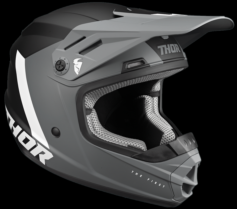 Thor Sector Chev Helmet Youth Black / Grey