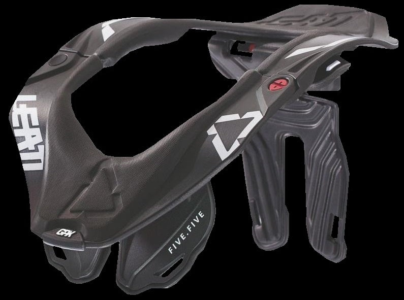 Leatt 5.5 Neck Braces Adult Black White