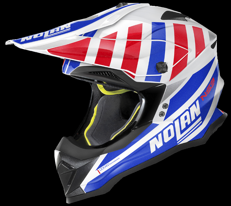 Nolan N53 Cliff Jumper Red Blue