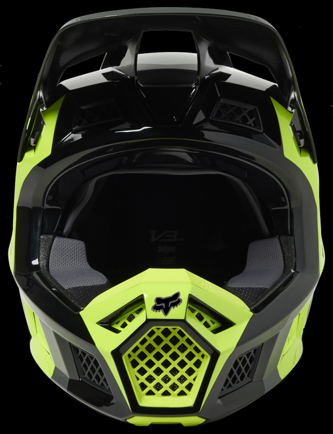 Fox Racing V3 RS Efekt Helmet Adult Yellow