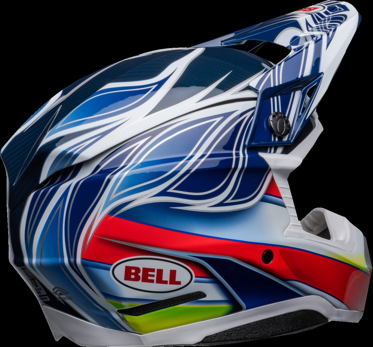 Bell Moto 10 Spherical Mips Helmet Adult Tomac Blue White