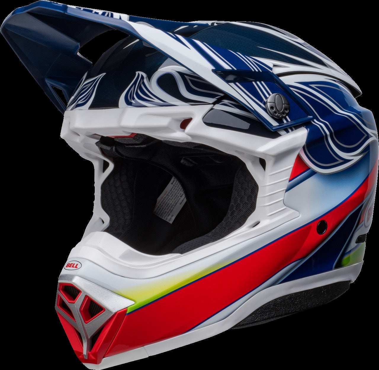 Bell Moto 10 Spherical Mips Helmet Adult Tomac Blue White