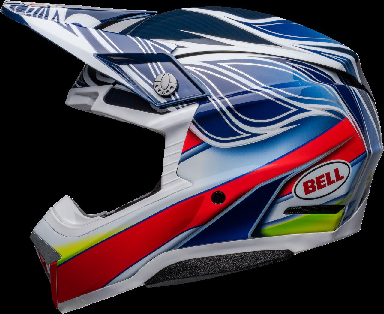 Bell Moto 10 Spherical Mips Helmet Adult Tomac Blue White