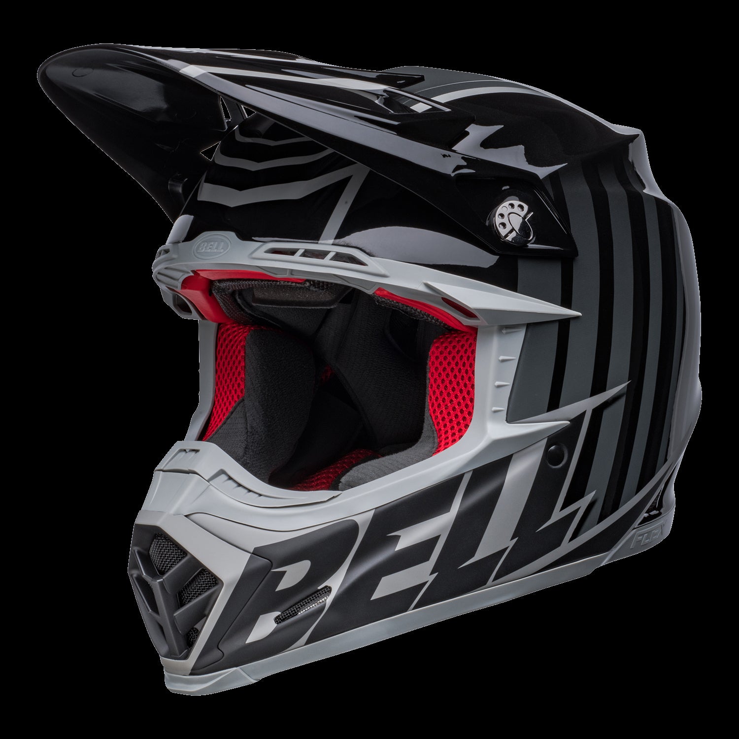 Bell Moto 9S Flex Helmet Adult Sprint Grey / Black