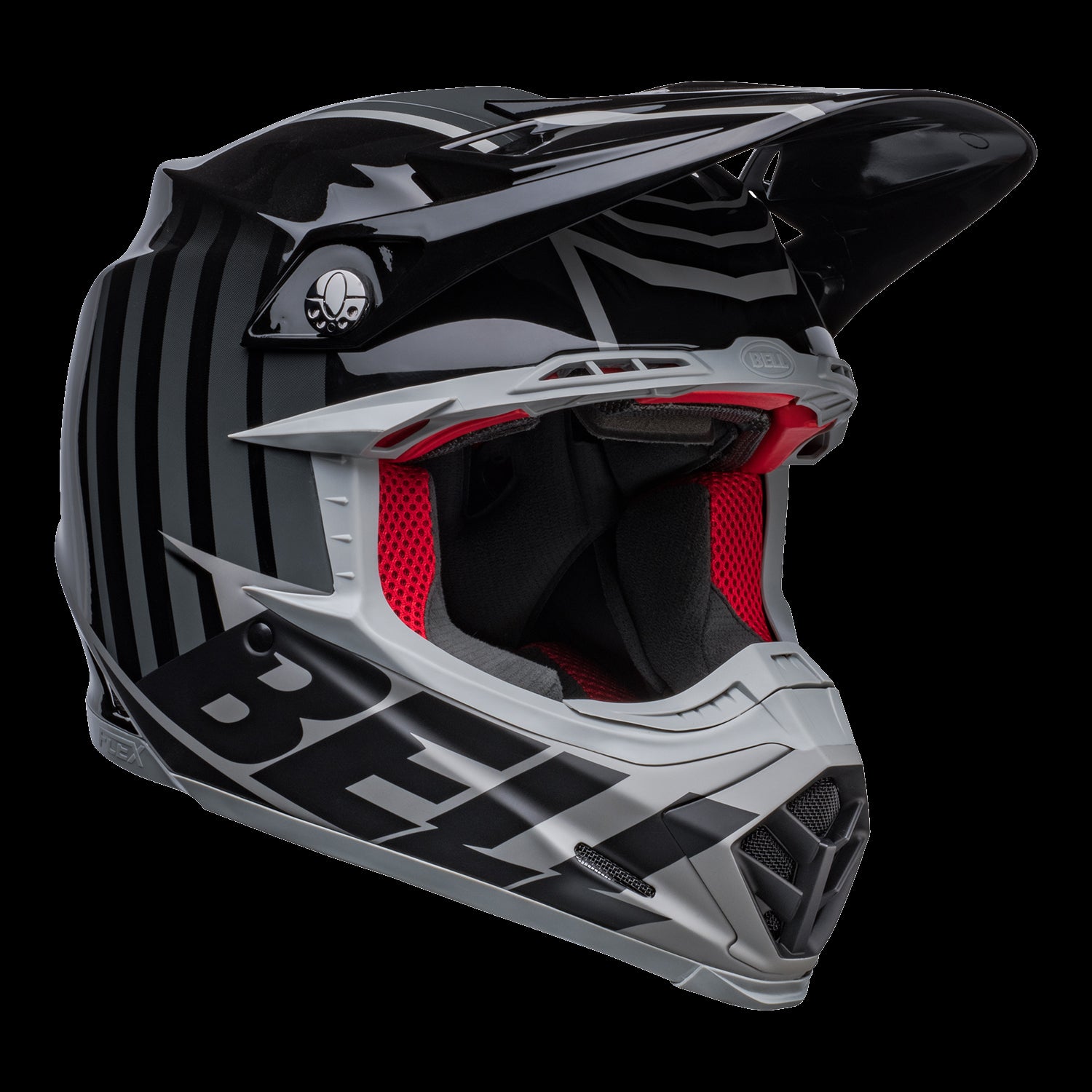Bell Moto 9S Flex Helmet Adult Sprint Grey / Black
