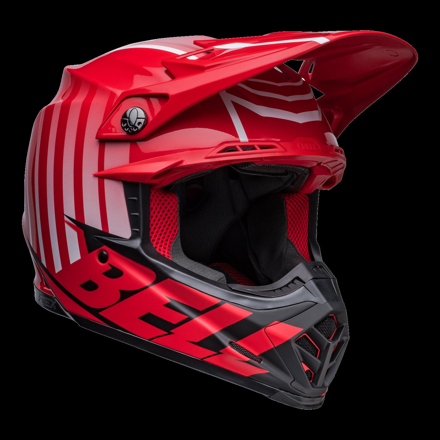 Bell Moto 9S Flex Helmet Adult Sprint Red / Black
