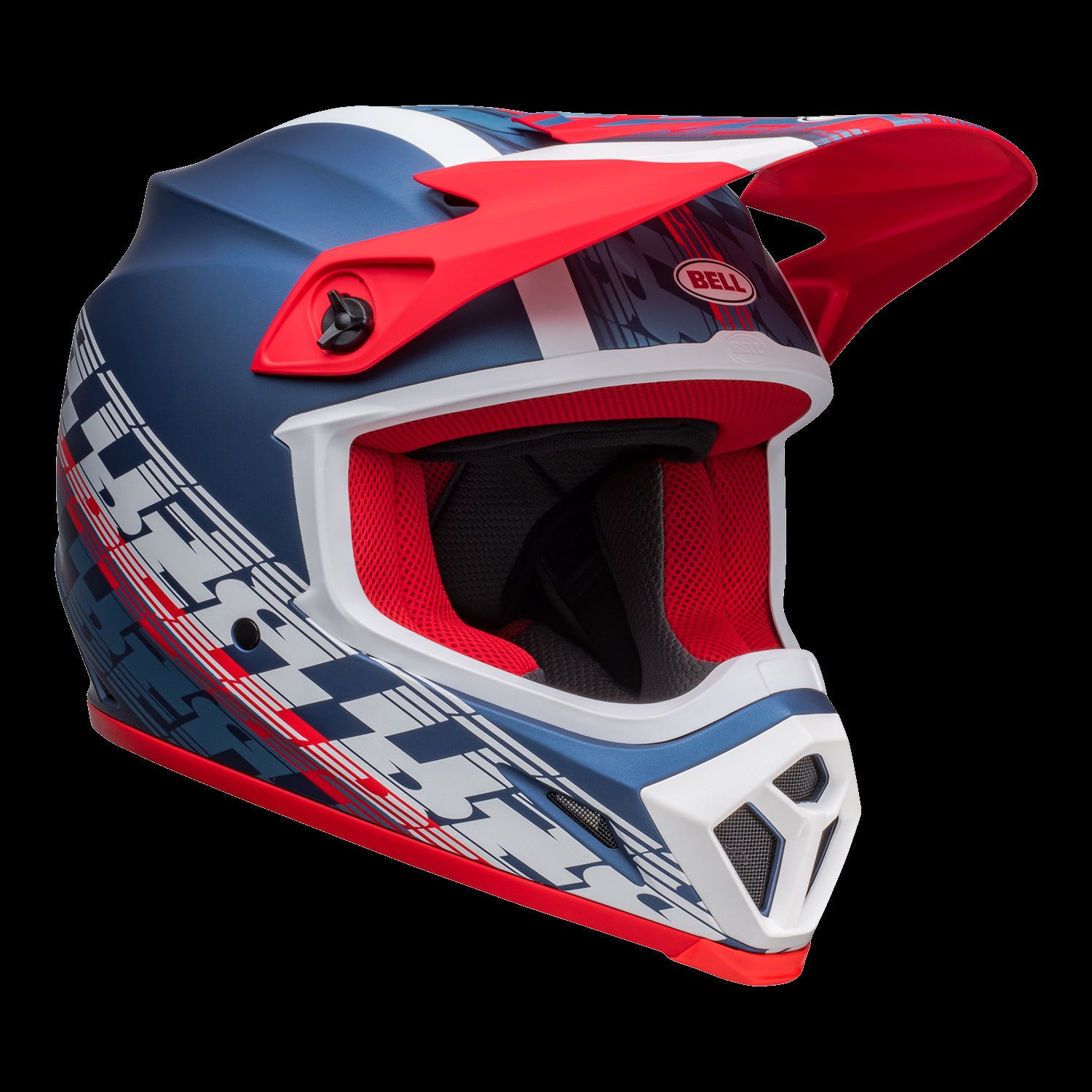 Red white and blue dirt best sale bike helmet