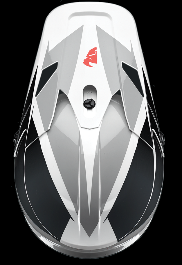 Thor Sector Fader Helmet Adult Black / White