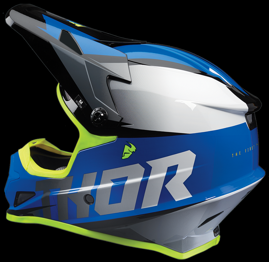 Thor Sector Fader Helmet Adult Blue / Yellow