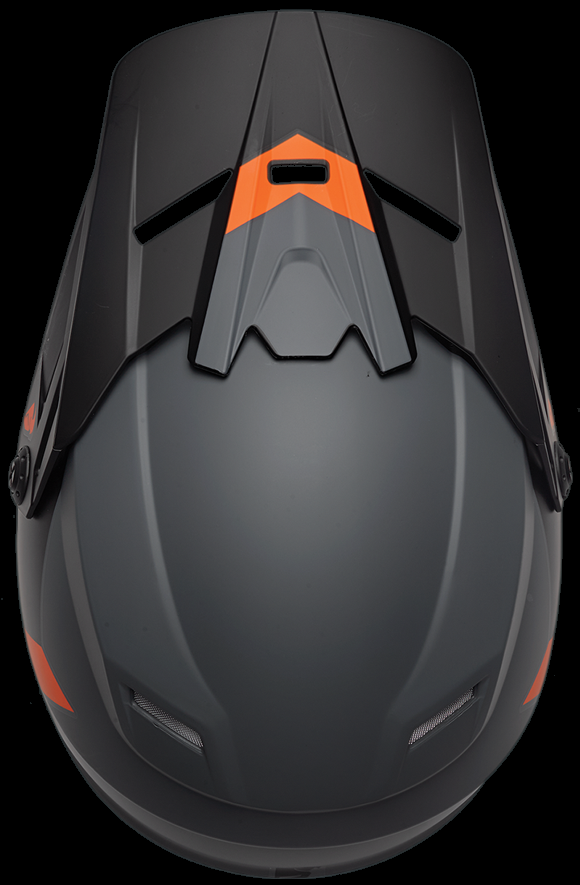 Thor Sector Chev Helmet Youth Orange / Grey
