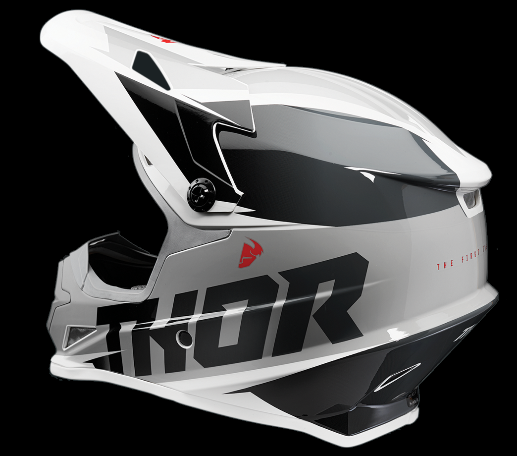 Thor Sector Fader Helmet Adult Black / White