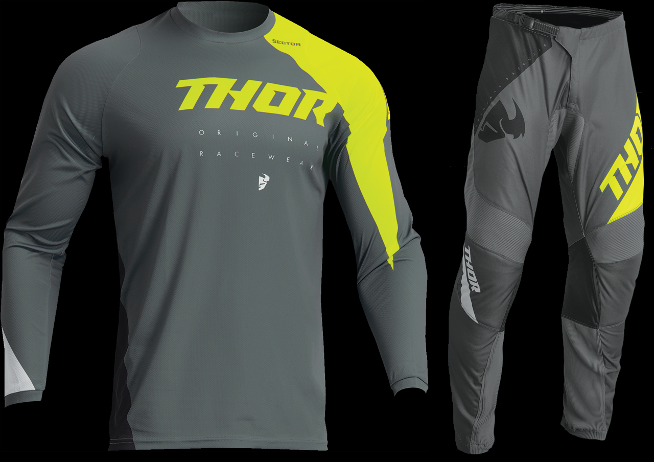Thor Sector Edge Kit Youth Yellow / Grey