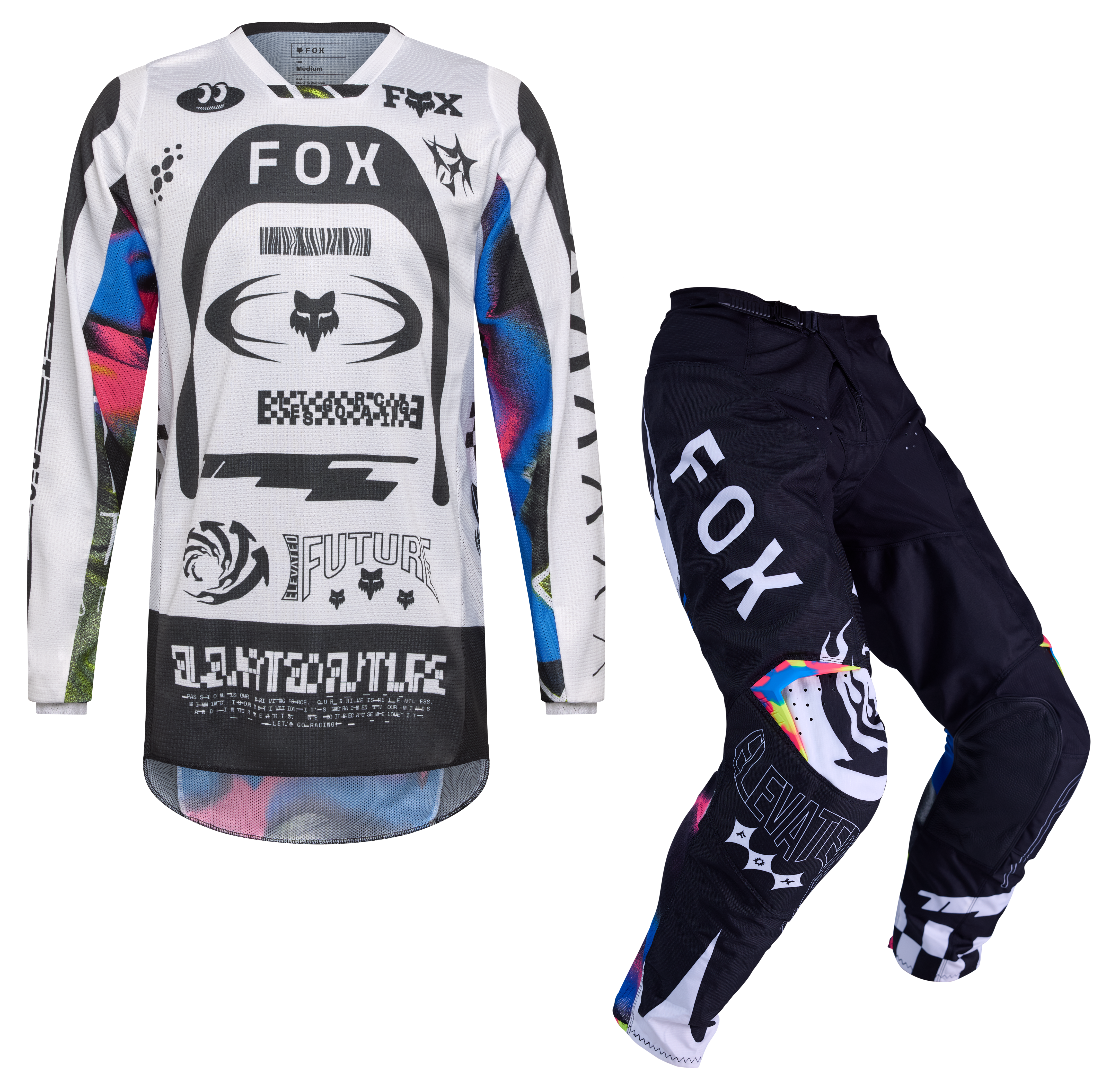 Fox 180 Cosmo Kit Adult White