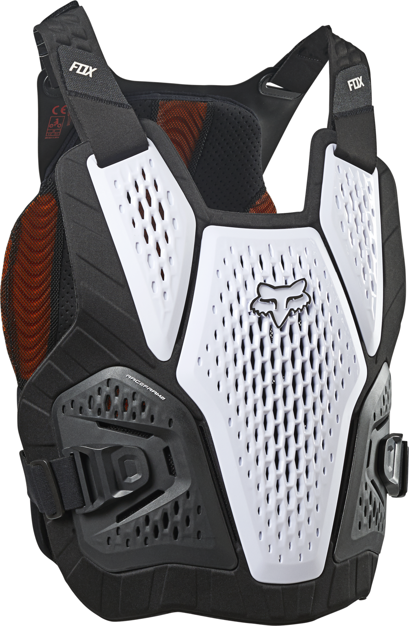 Fox Racing Raceframe Impact D30 Armour Adult White