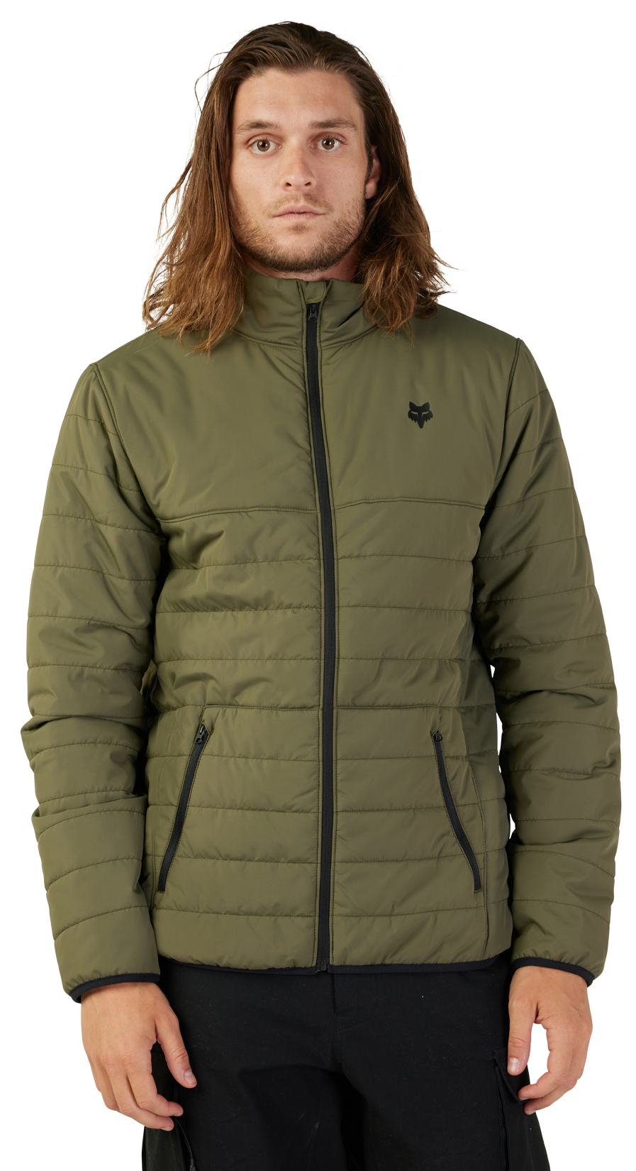 Fox Racing Howell Puffy Jacket Adult Olive