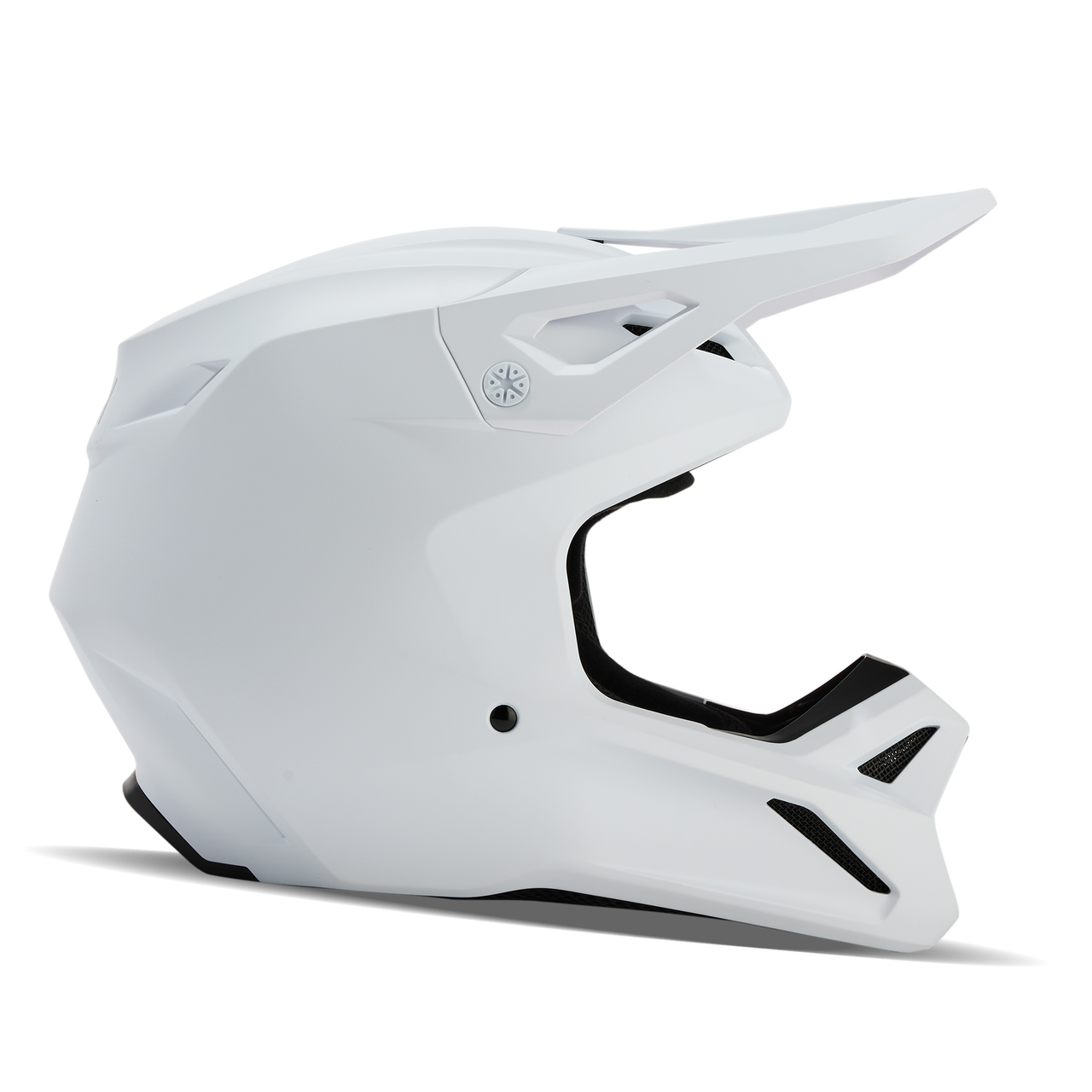 Fox V1 Solid Helmet Adult Matte White