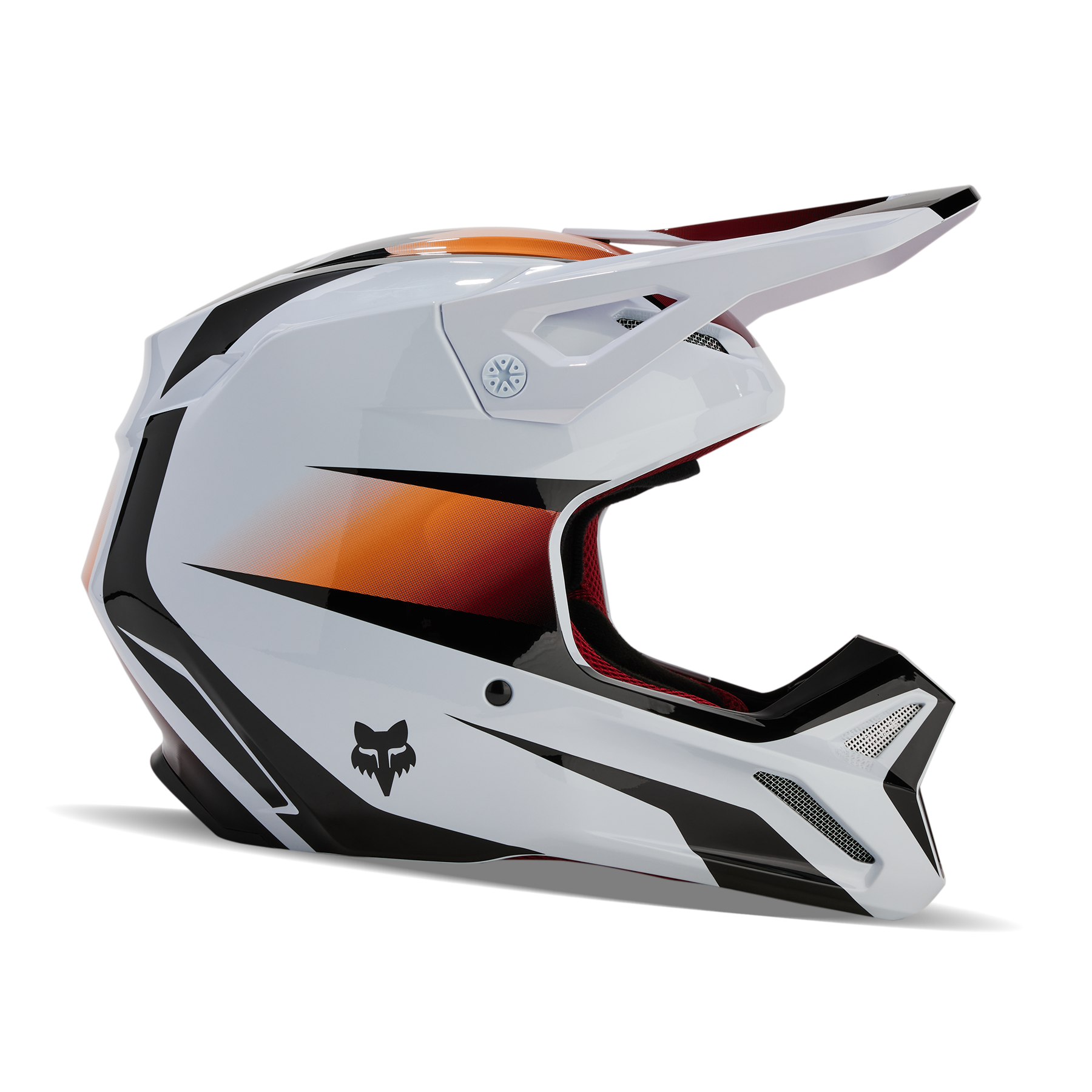 Fox Racing V1 Flora Helmet Adult White
