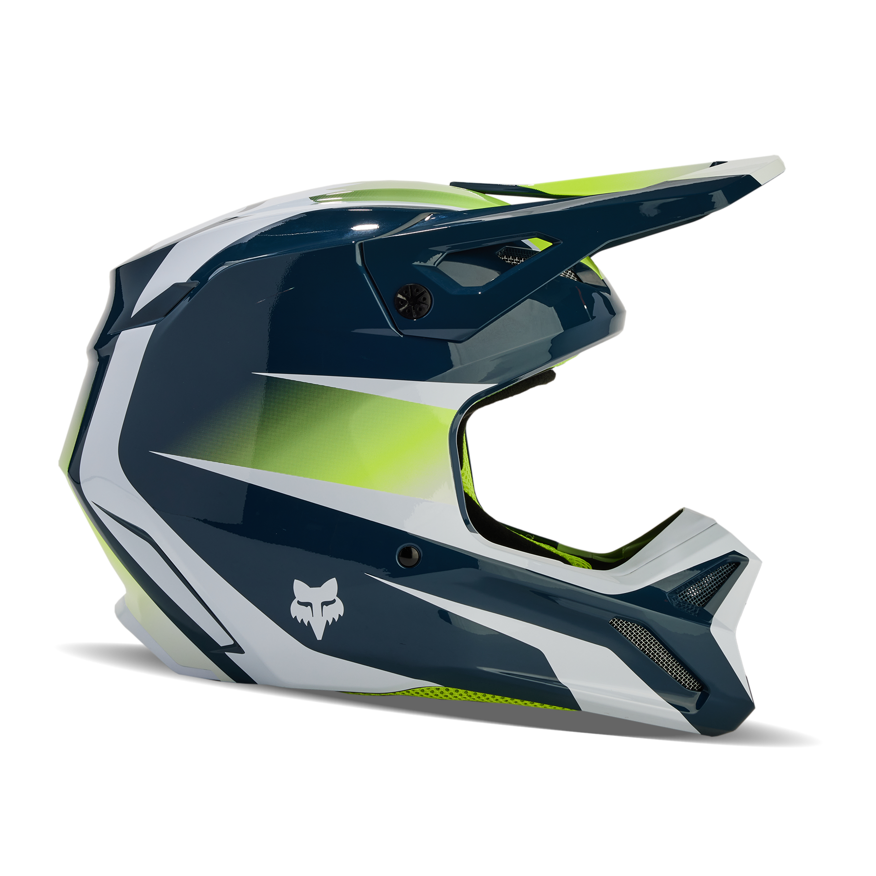 Fox Racing V1 Flora Helmet Adult Indigo