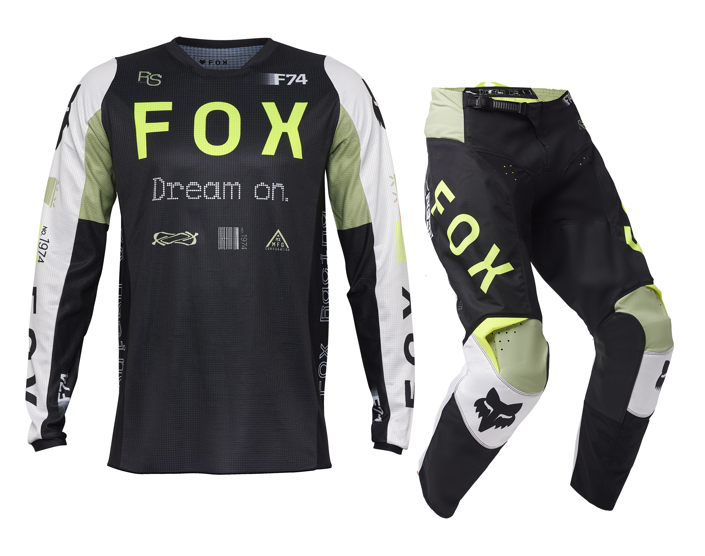 Fox Racing 180 Race Spec Kit Green Youth