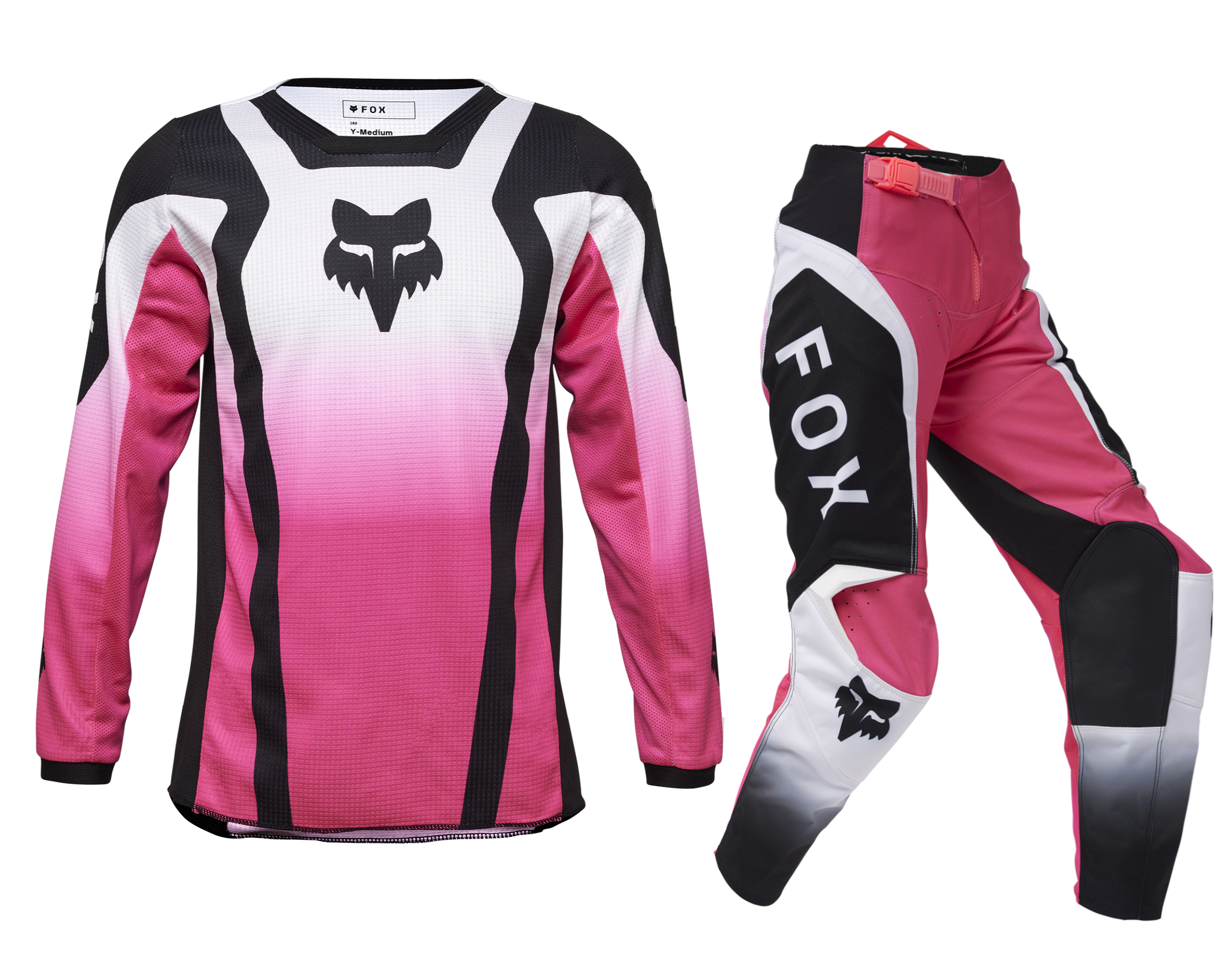 Fox Racing 180 Lean Kit Pink Youth