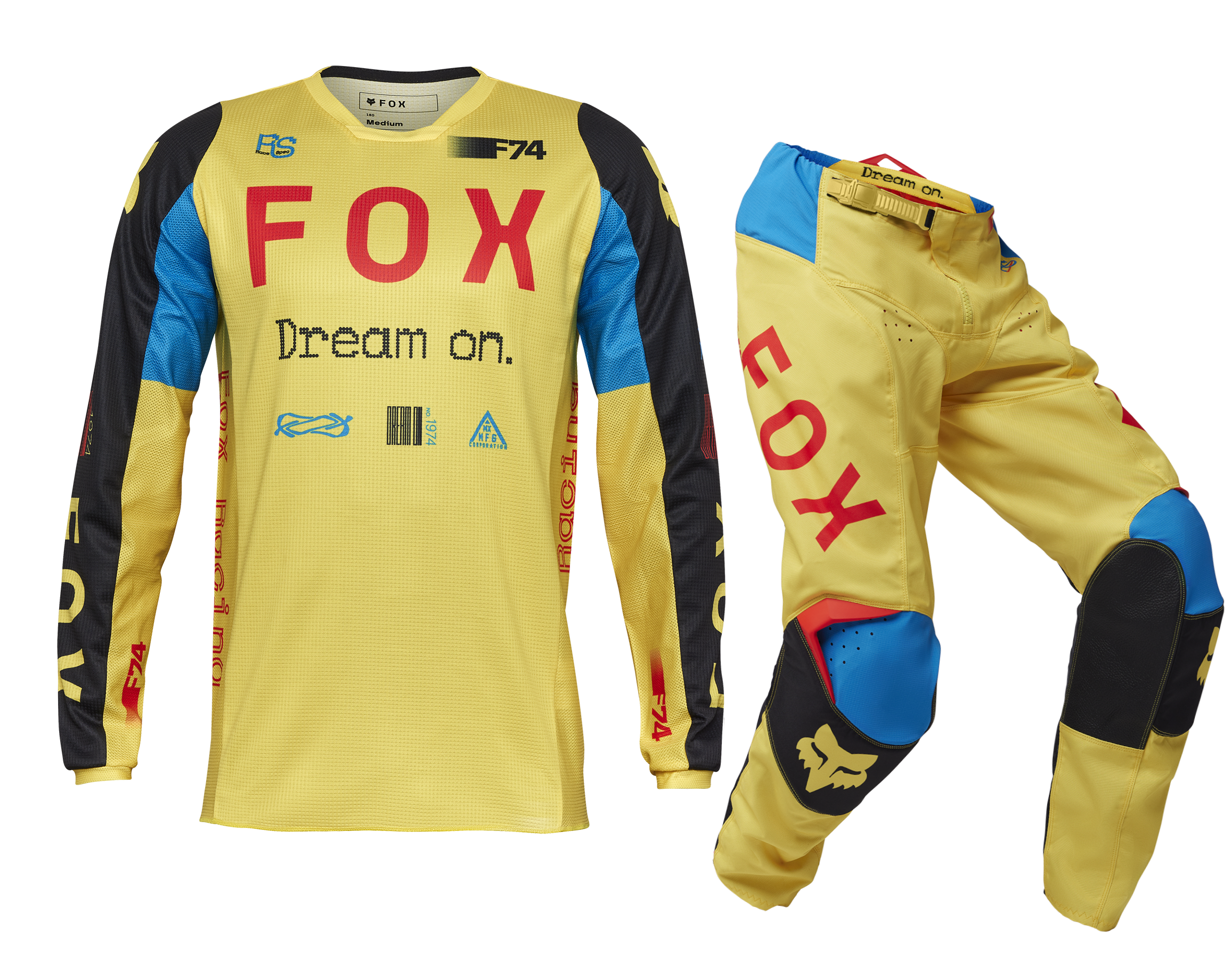 Fox Racing 180 Race Spec Kit Yellow Adult