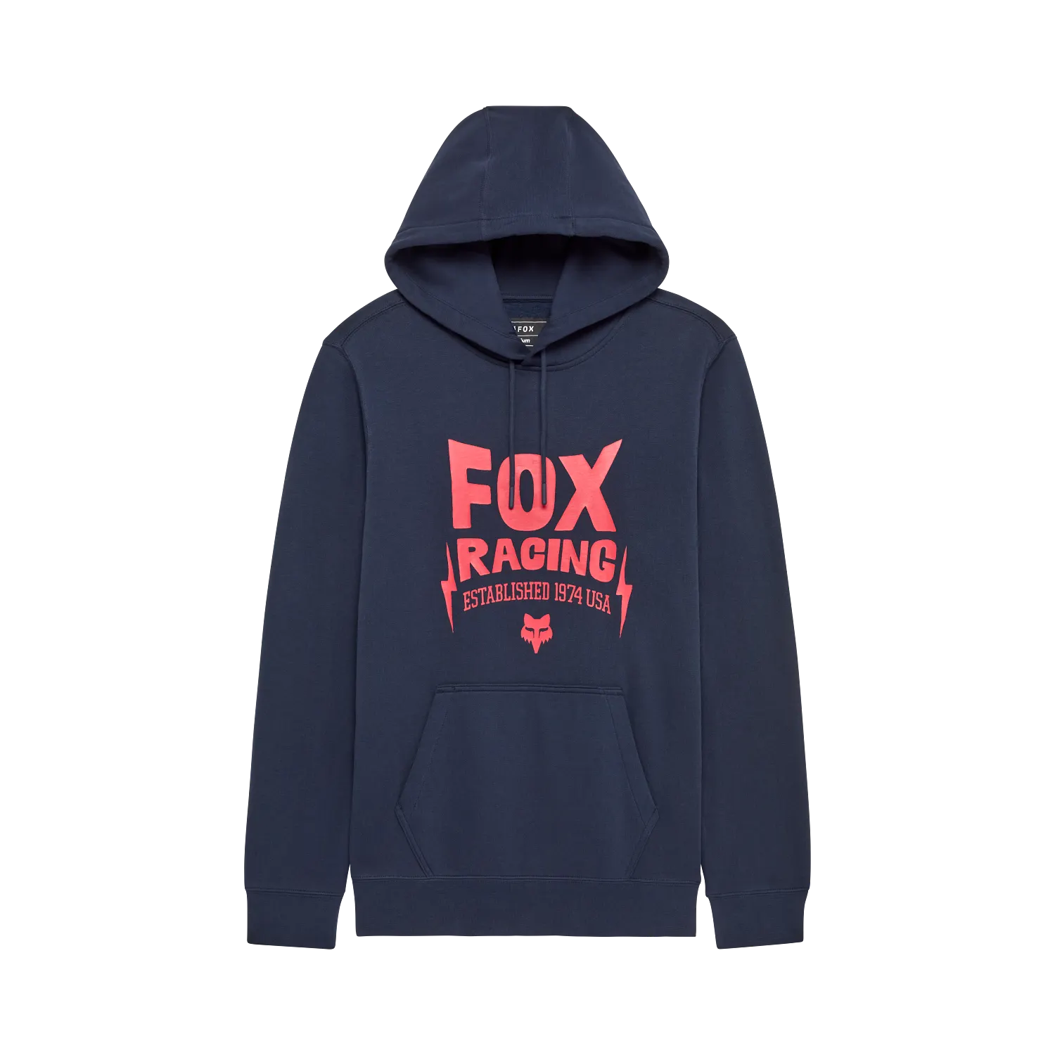 Fox Bolt Pullover Hoddie Fleece Adult Blue