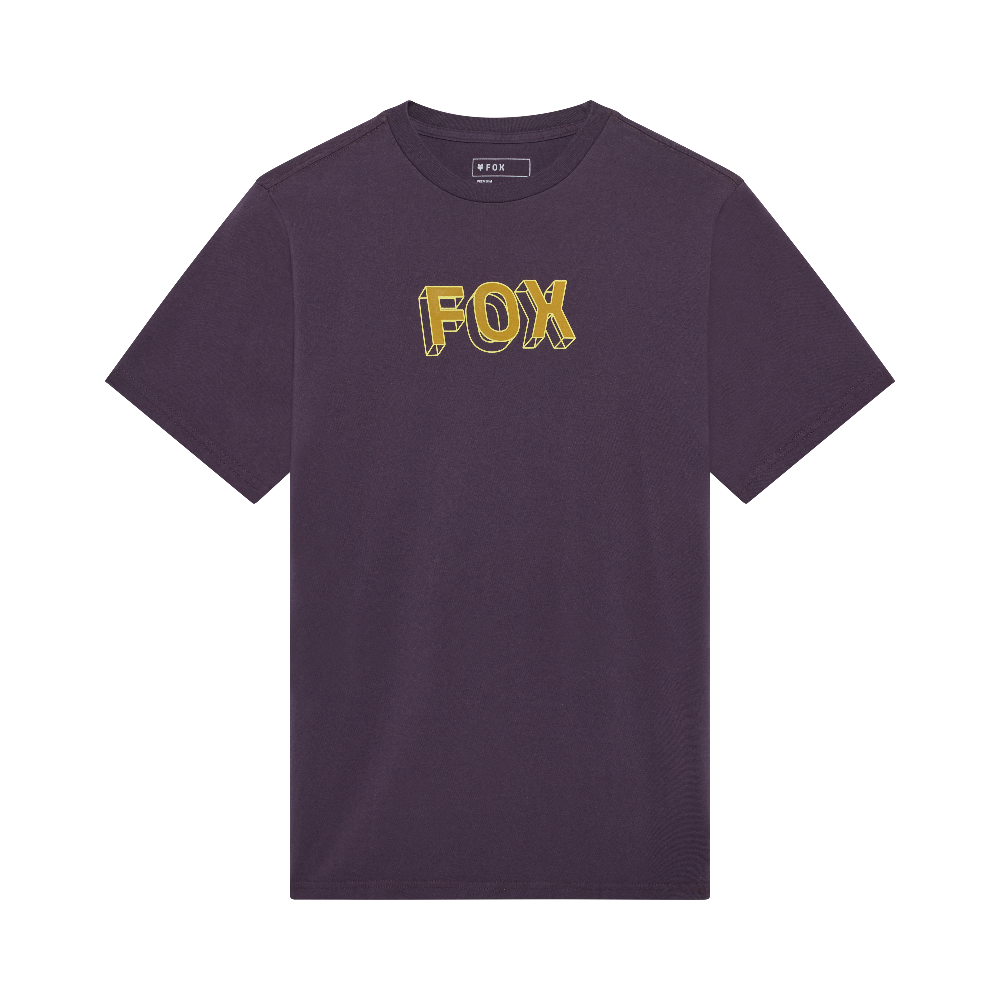Fox Image Print 195 Original Tee Plum Perfect