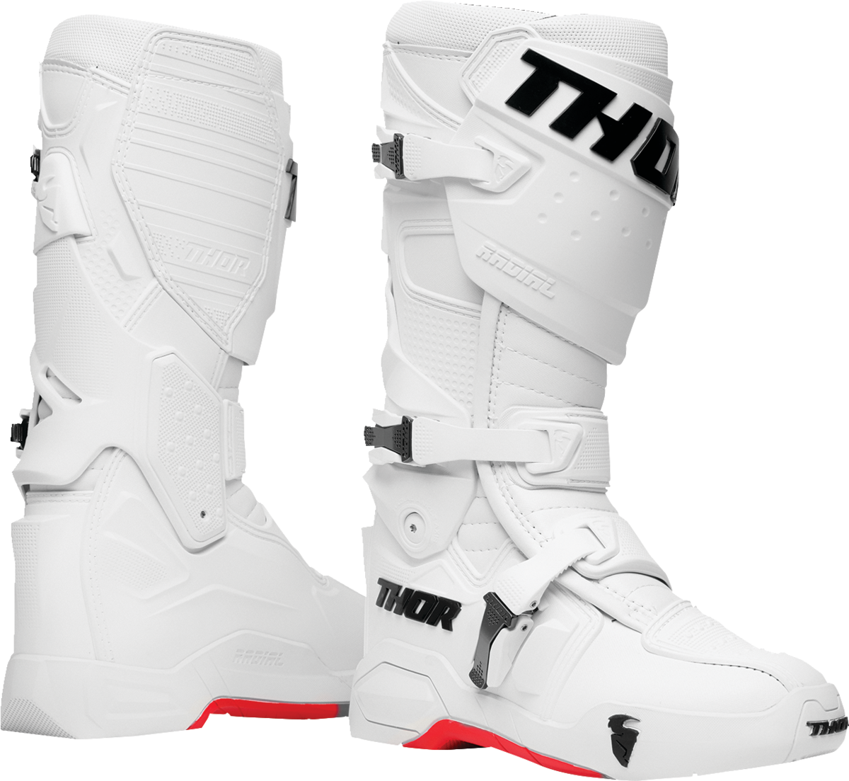 Thor Radial Boots Adult White / Black