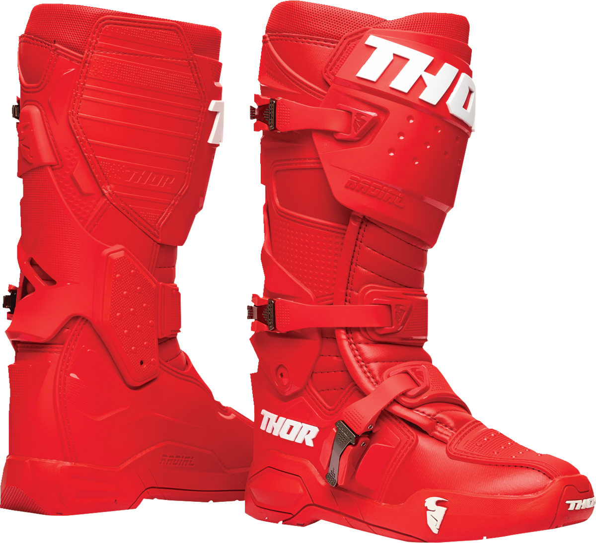 Thor Radial Boots Adult Red / White