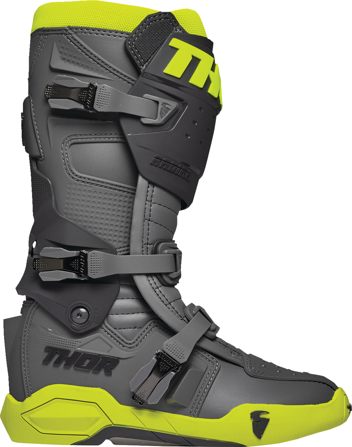 Thor Radial Boots Adult Grey / Yellow