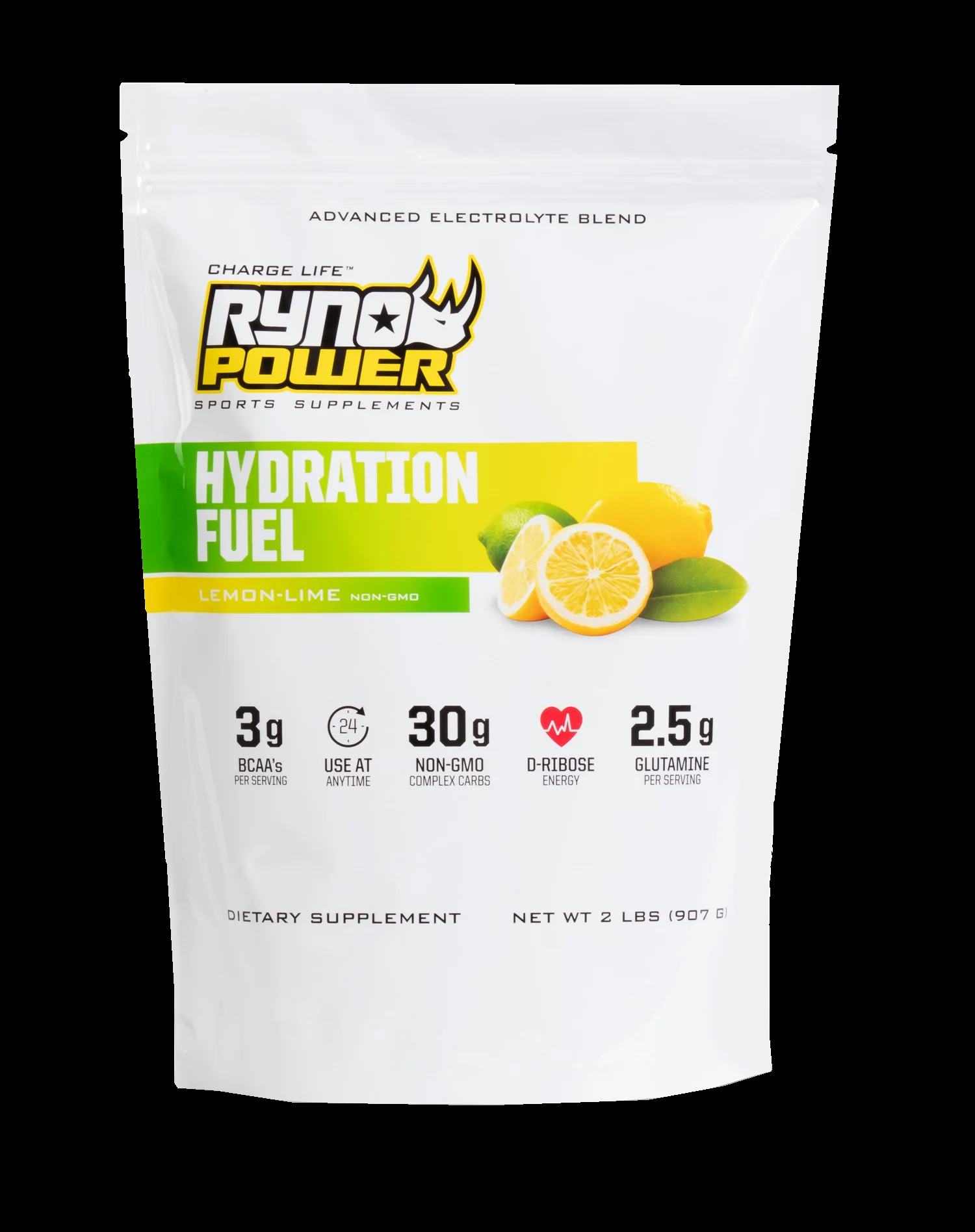Hydration Fuel Lemon & Lime 2Lbs (20 Servings)
