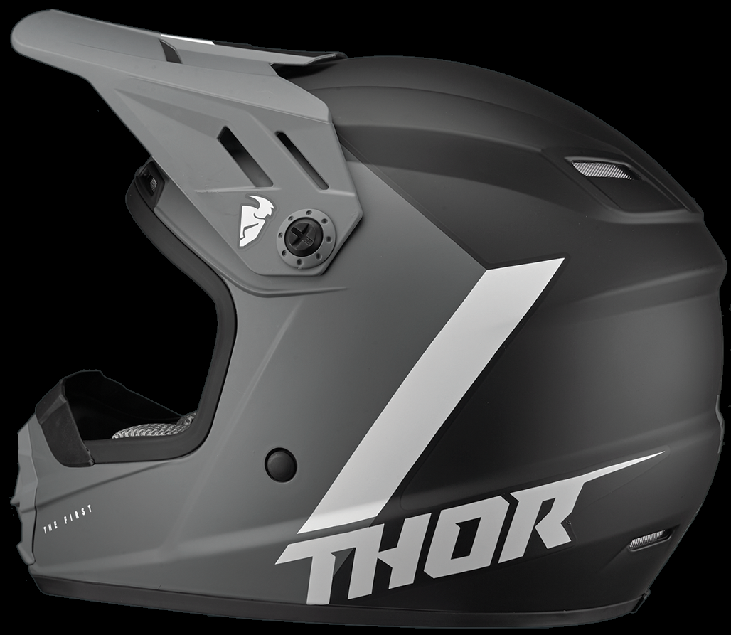 Thor Sector Chev Helmet Youth Black / Grey