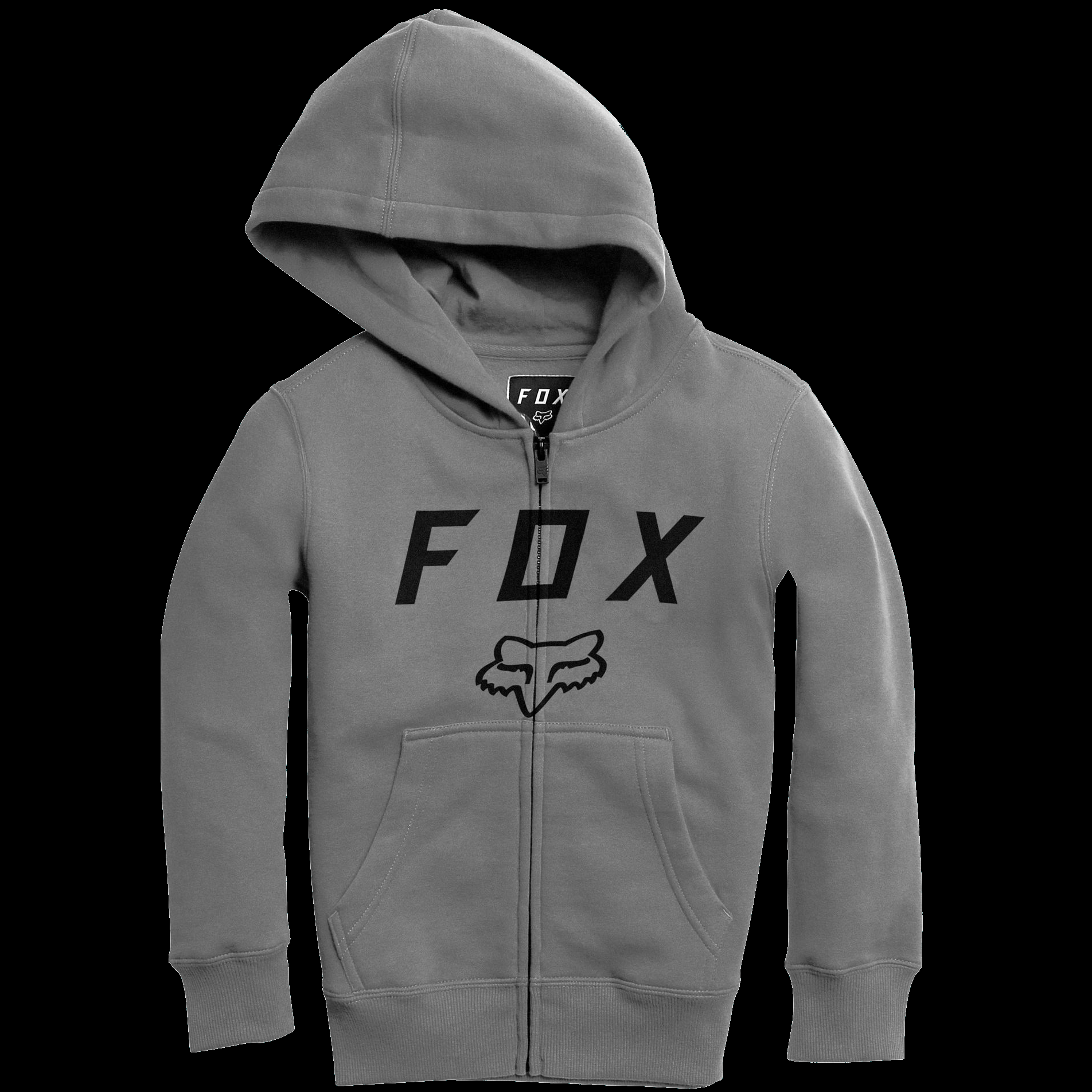 Fox Racing Legacy Moth Zip Fleece Youth / Kids Grey