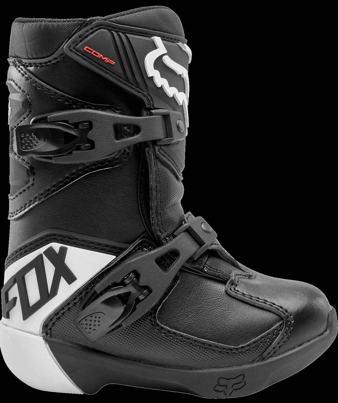 Fox Racing Comp Kids Boots Black / White