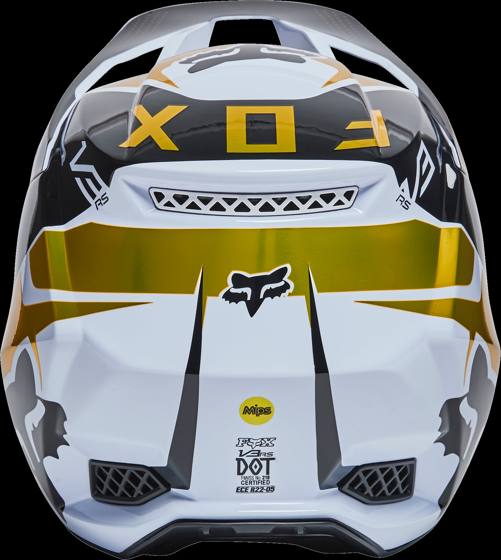 Fox Racing V3 RS Mirer Adult White