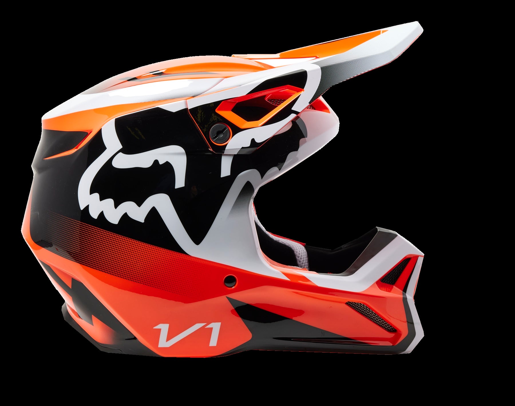 Fox Racing V1 Leed Helmet Youth Orange Mips