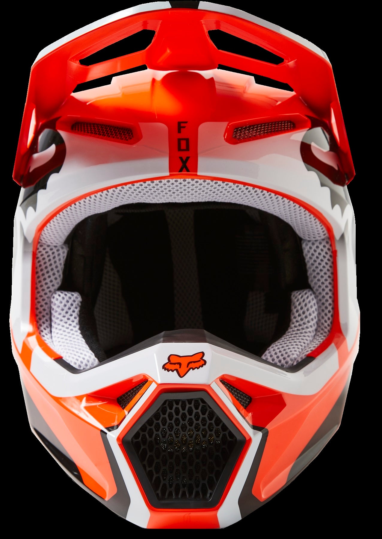 Fox Racing V1 Leed Helmet Youth Orange Mips