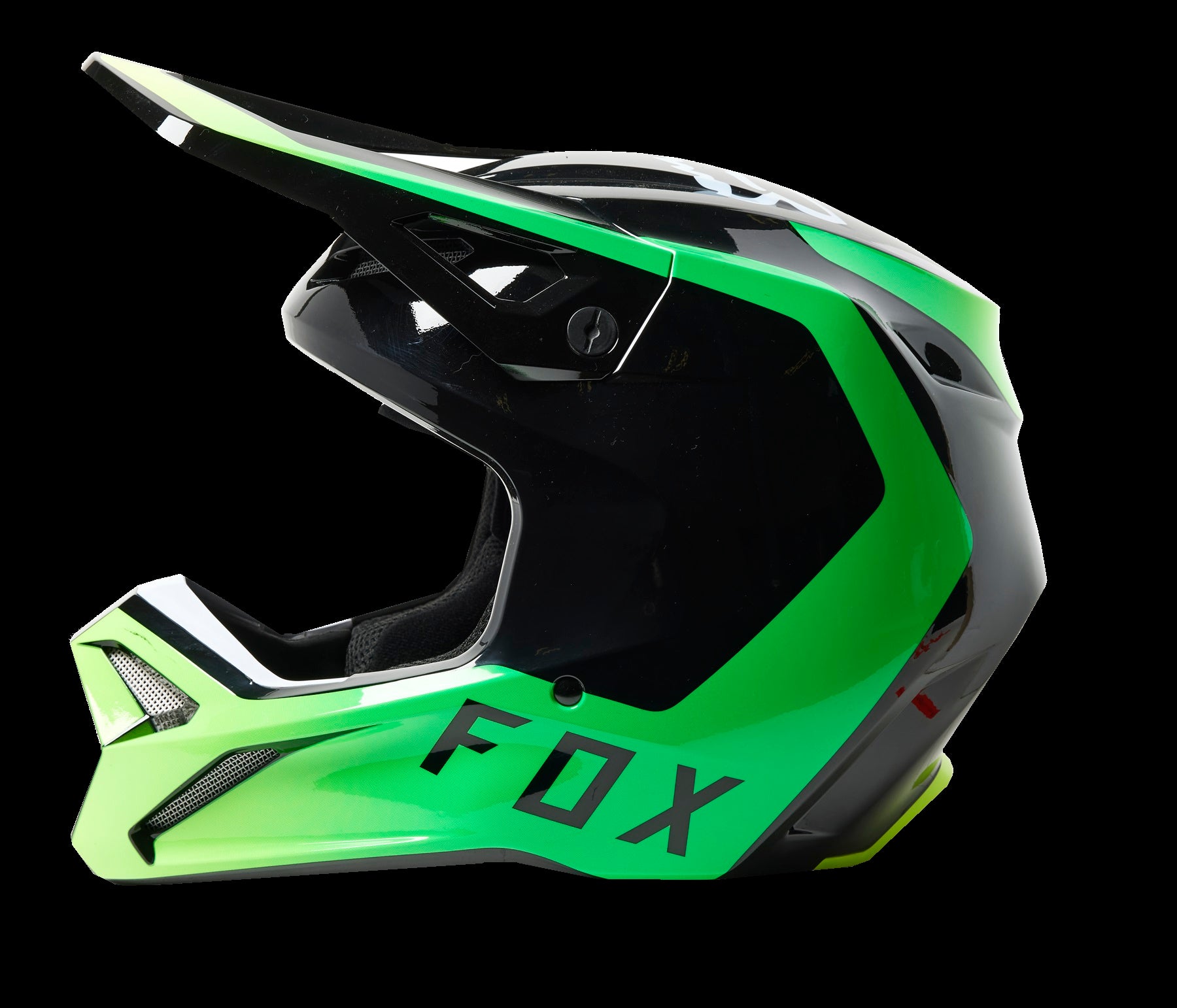 Fox Racing V1 Dpth Helmet Adult Black Mips