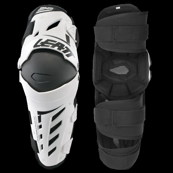 Leatt Dual Axis Knee Guard Adult White / Black